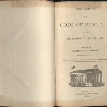 The Code of Virginia, 3rd Edition