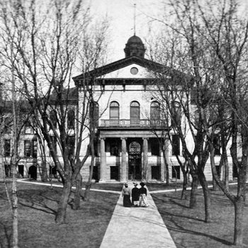 Lawrence Hall (1905), Old Main Building (1874), and the Old Model School (1906), St. Cloud State University