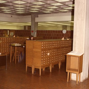 Card catalog, Centennial Hall (1971), St. Cloud State University