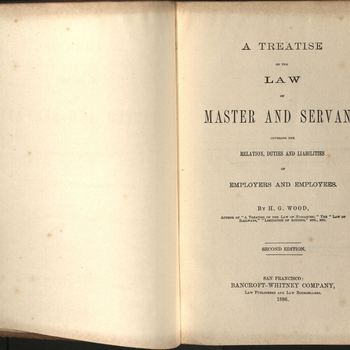 Wood's Law of Master and Servant