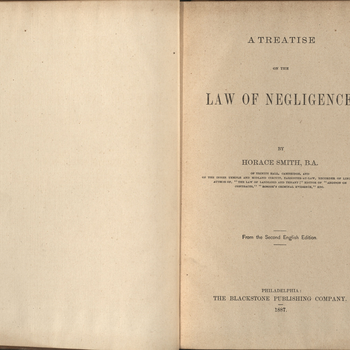 Smith on the Law of Negligence