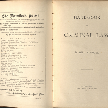 Clark's Criminal Law