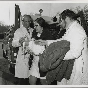 Infant Arriving at New Children's Mercy Hospital via Ambulance