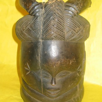 MENDE Culture of Arts from Sierra Leone and Liberia are unique in Africa- (Bundi Mask)