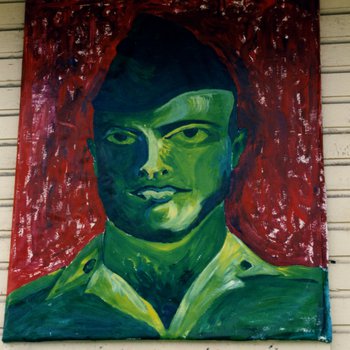 Painting of Military Service Member