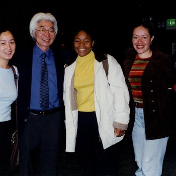 Ronald Takaki and Barbara Christian With Students