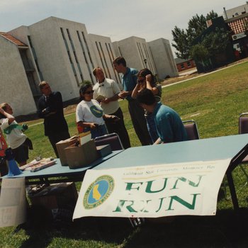 CSUMB Fun Run Table