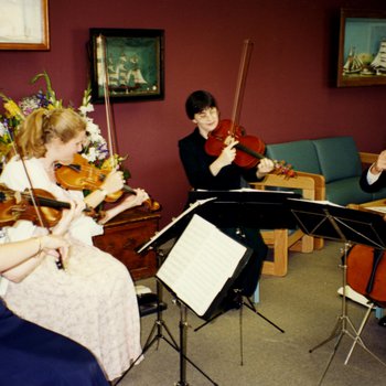 String Quartet Performing