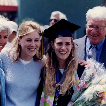 CSUMB Graduate With Family