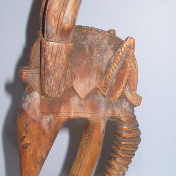 BAMANA Culture Of Arts in Mali, Guinea, Burkina Faso and Senegal - ( Chiwara Antelope Headdress)