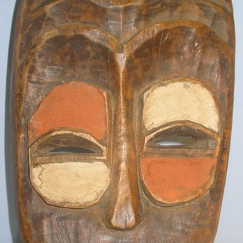 BIOMBO Culture of Arts from the Democratic Republic of the Congo - ( Alter Mask)