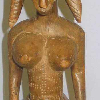 BAMBARA Culture Of Arts in Mali, Guinea, Burkina Faso and Senegal - ( Standing Female Figure)