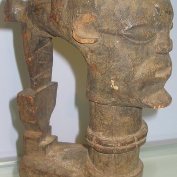 YORUBA Culture Of Arts West African ethnic group that mainly inhabits parts of Nigeria, Benin and Togo that constitute Yorubaland - (Head Figure)