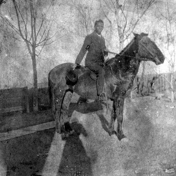 Paul Laurence Dunbar on Horseback