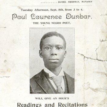 Paul Laurence Dunbar Broadside