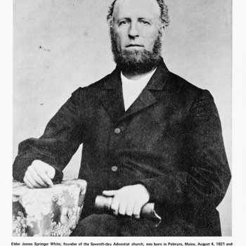 [James Springer White, co-founder of the Seventh-day Adventist church]