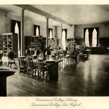 1919-1930 The Library in the South Wing of the Mother House