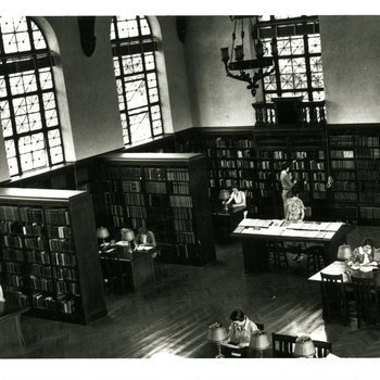 1930 The Guzman Library Interior