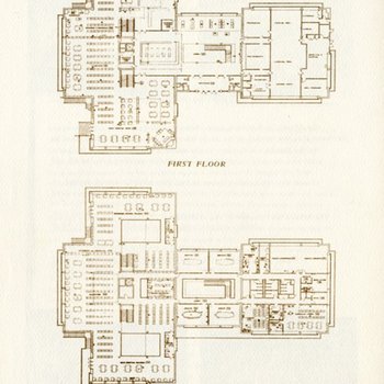1961 Original Floorplans of the Archbishop Alemany Library