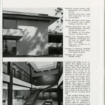 1965 Interior Images of the Archbishop Alemany Library from Architectural West Magazine