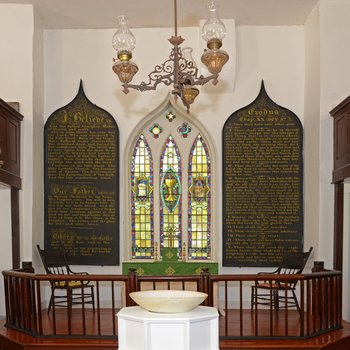 St. Thomas Baptismal Font and Altar