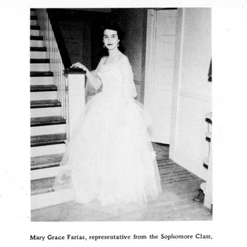 Mary Grace Farias: Sophomore Class Representative in Bougainvillea Court, 1953