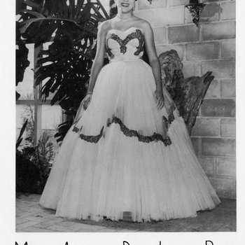 Mary Alice De La Rosa: Sophomore Member of the Bougainvillea Court, 1956