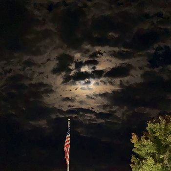 A Flag and The Moon