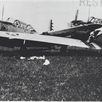 Instructor Robert T Ahern BT-13A Taxiing Accident