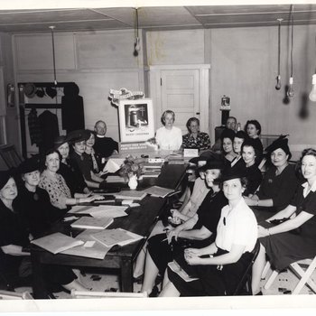 Dr. Wright and Christmas Seal Committee, 1941