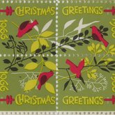 Christmas Greetings 1966x4 (Green)
