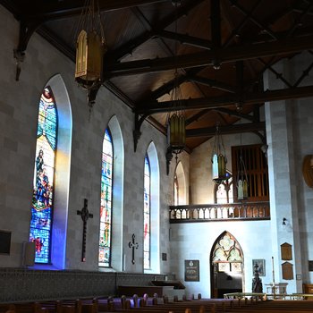 View, Partial South Nave Wall