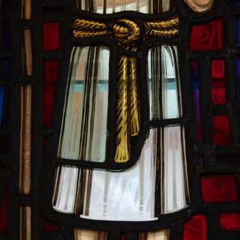 Detail, Torso of Shepherd from The Good Shepherd Window or Foreman Memorial Window