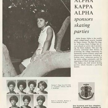 "Alpha Kappa Alpha sponsors skating parties," 1970