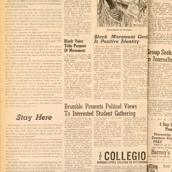 "Black Movement Goal Is Positive Identity," October 25, 1968