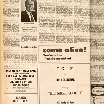 "'American Negro' offered as a new history course," October 17, 1969