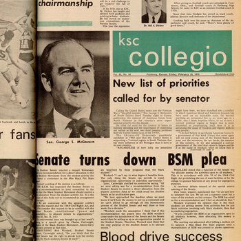 "Senate turns down BSM plea," February 13, 1970