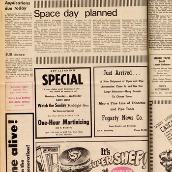 "Heritage activities, crowds vary" (continued), April 24, 1970