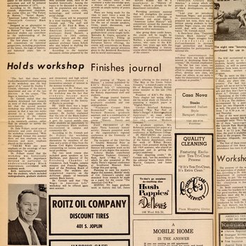 "New courses added in history," July 24, 1970