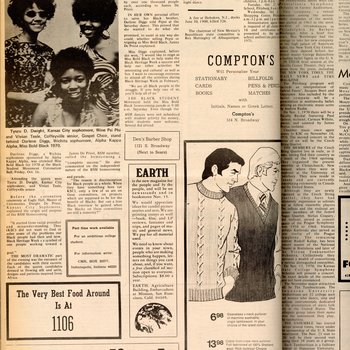 "Explains BSM Homecoming: Miss Bold Black named," October 23, 1970