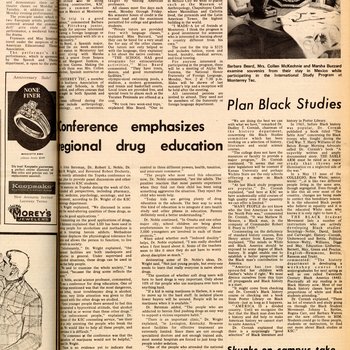 "Plan Black Studies," October 30, 1970