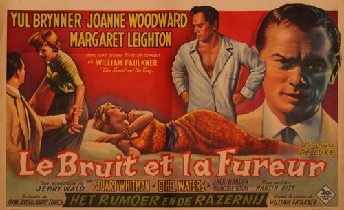 Poster (French), The Sound and the Fury (d5d2196c7e671291ffbcf1429e559c24)