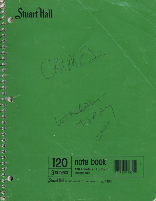 Notebook, Crimes of the Heart (931b8c853633aa6405d2df5432aa4991)
