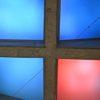 Detail, 1 of Stained Glass Skylight