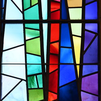 Detail, 6 of Stained Glass Skylight