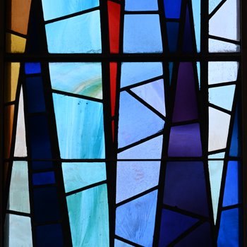 Detail, 7 of Stained Glass Skylight