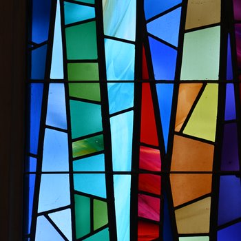 Detail, 8 of Stained Glass Skylight