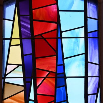 Detail, 9 of Stained Glass Skylight