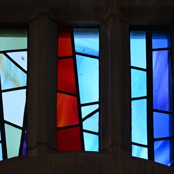 Detail, 10 of Stained Glass Skylight