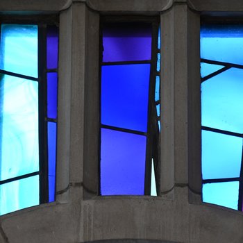 Detail, 11 of Stained Glass Skylight